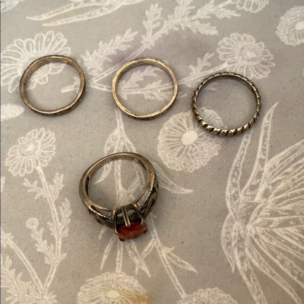 Assorted silpada rings size 8 - 4 available